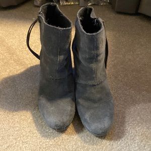 TOMS wedges gray